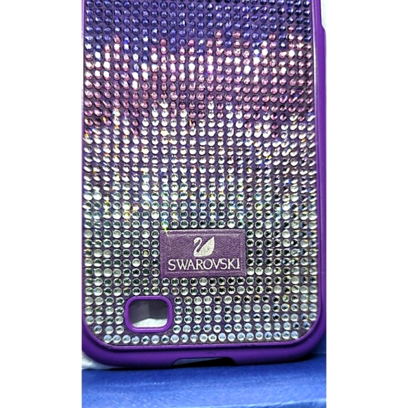 Swarovski Crystal Phone Case Purple - Picture 4 of 10